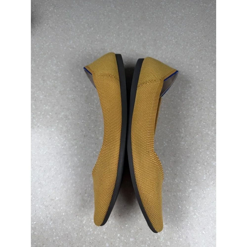 Rothy's The Point Ballet Flats Marigold, Yellow‎ Women's Sz 8.5